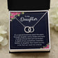 TO MY DAUGHTER "BOND" PERFECT PAIR NECKLACE GIFT SET