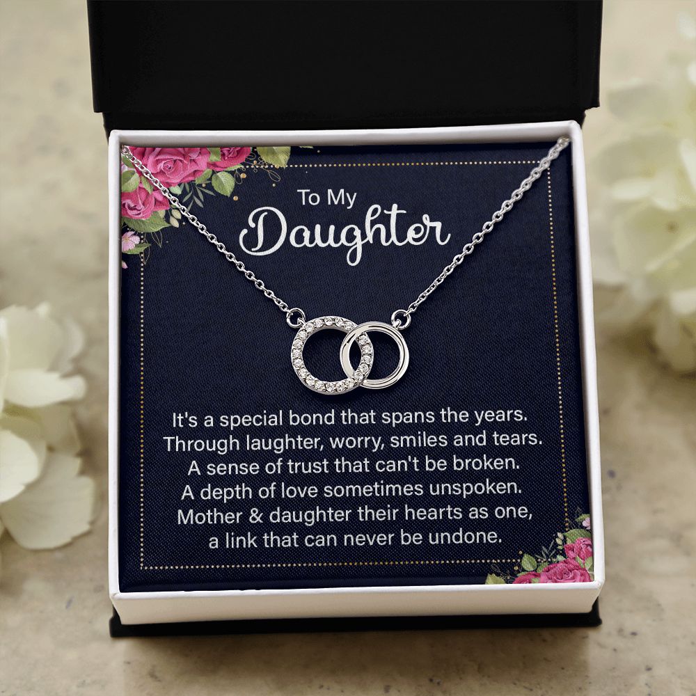 TO MY DAUGHTER "BOND" PERFECT PAIR NECKLACE GIFT SET