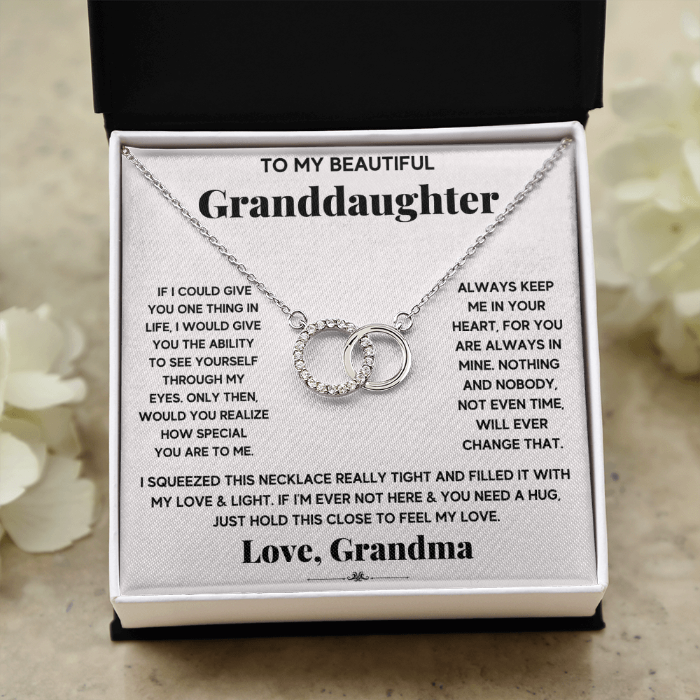 [ALMOST GONE] My Heart - Granddaughter Perfect Pair Necklace