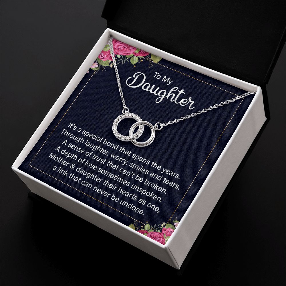 TO MY DAUGHTER "BOND" PERFECT PAIR NECKLACE GIFT SET