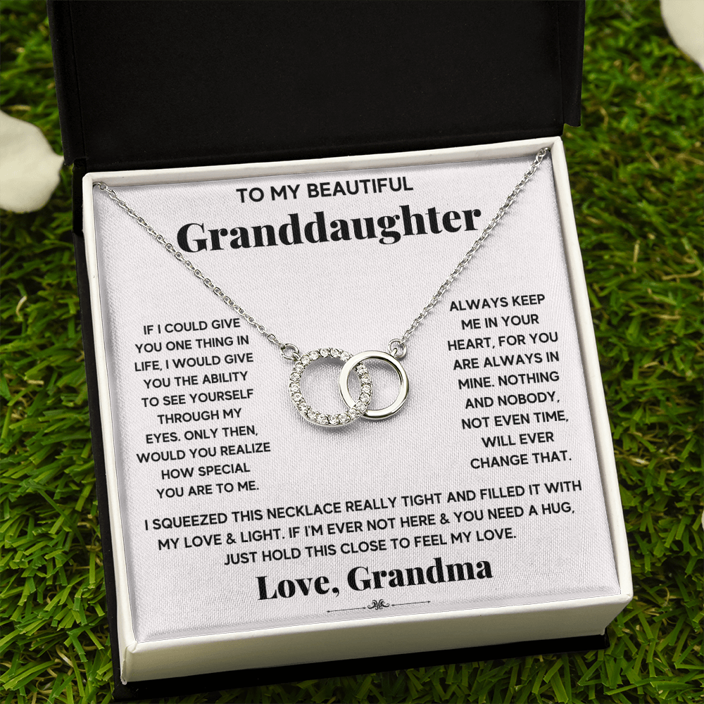 [ALMOST GONE] My Heart - Granddaughter Perfect Pair Necklace