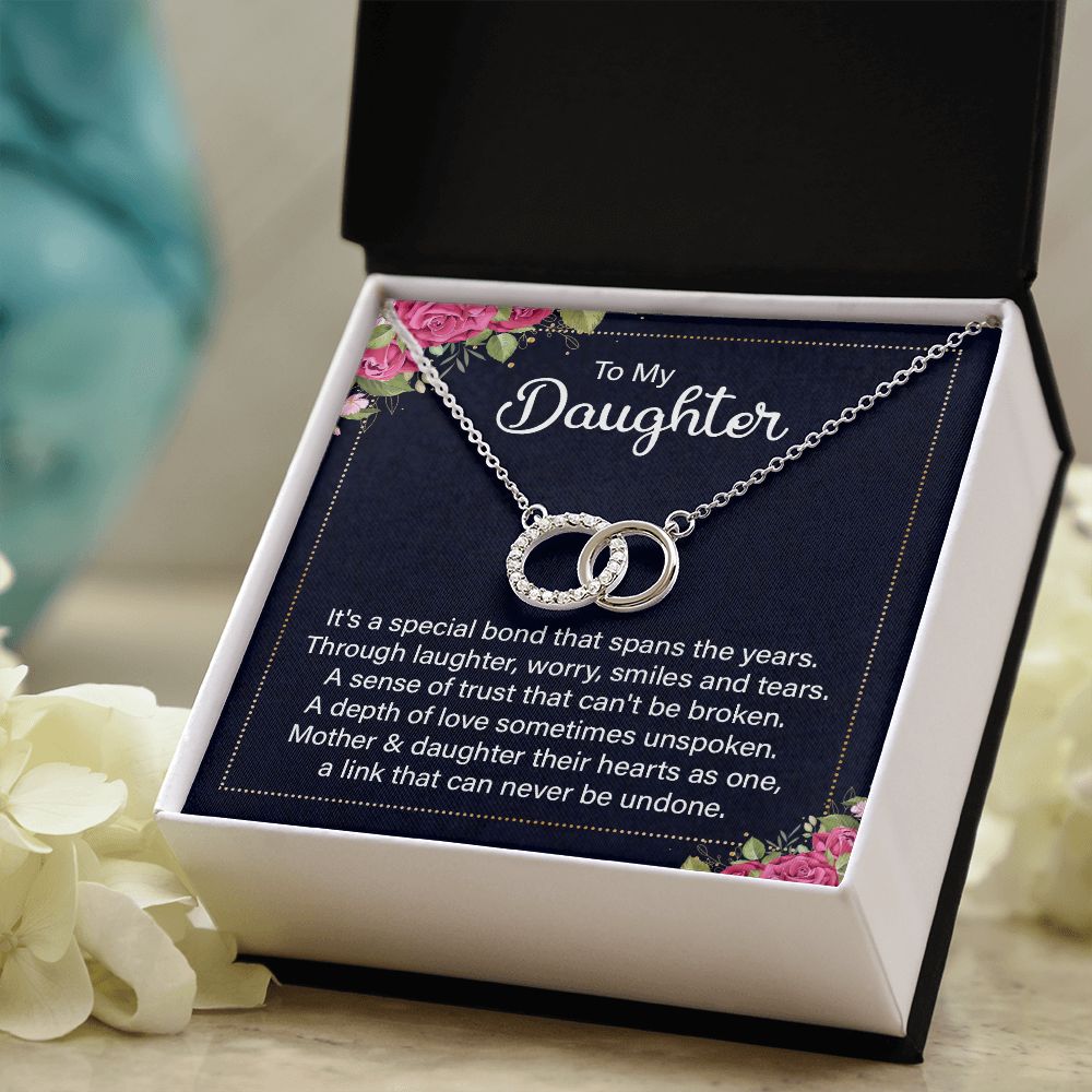 TO MY DAUGHTER "BOND" PERFECT PAIR NECKLACE GIFT SET