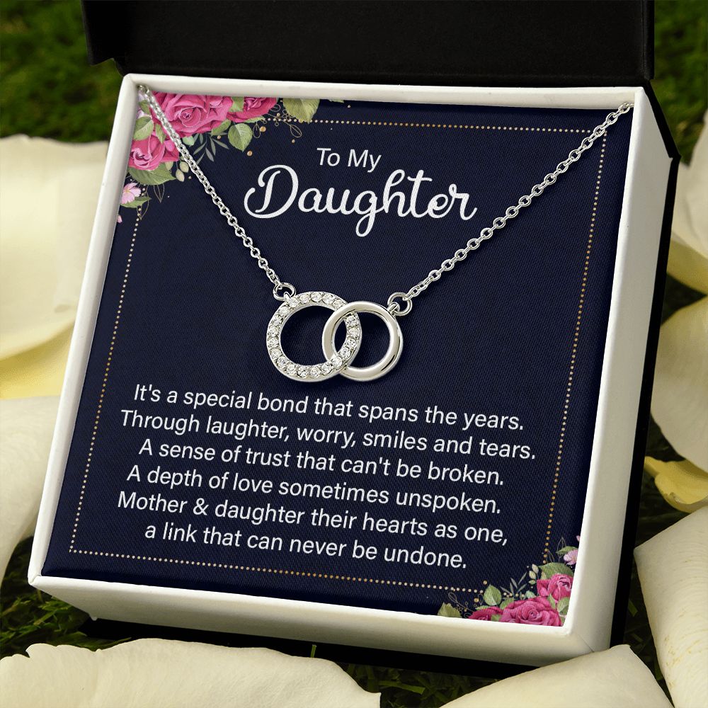 TO MY DAUGHTER "BOND" PERFECT PAIR NECKLACE GIFT SET
