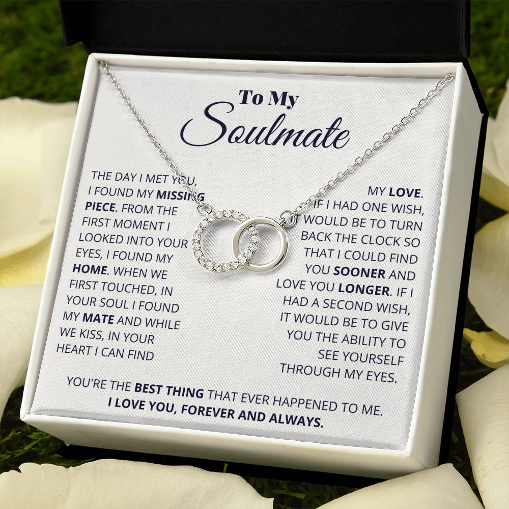 Soulmate - Perfect Love  - Perfect Pair Necklace Soulmate
