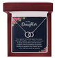 TO MY DAUGHTER "BOND" PERFECT PAIR NECKLACE GIFT SET