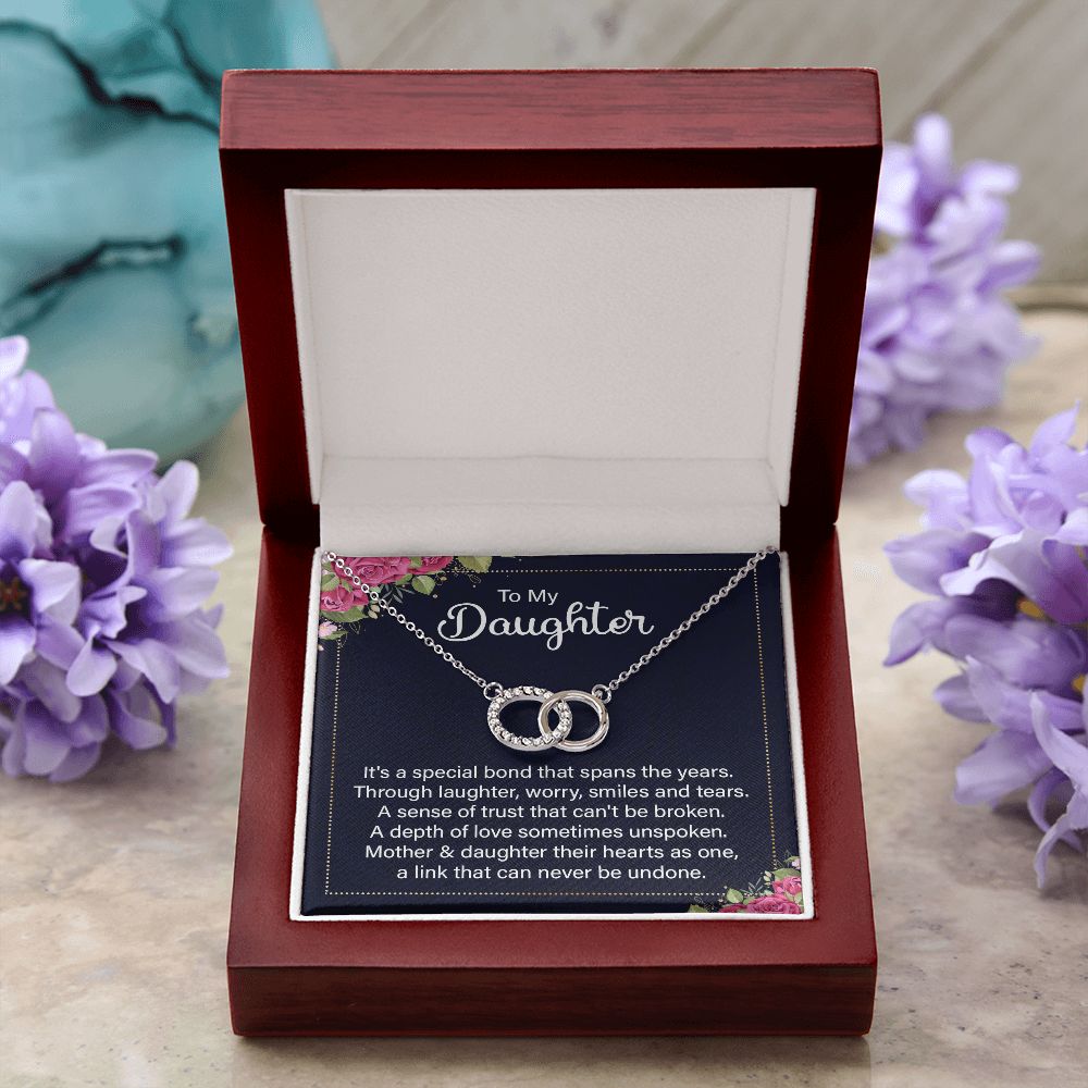TO MY DAUGHTER "BOND" PERFECT PAIR NECKLACE GIFT SET