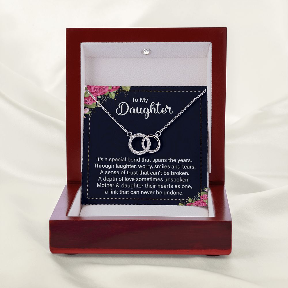 TO MY DAUGHTER "BOND" PERFECT PAIR NECKLACE GIFT SET