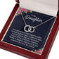 TO MY DAUGHTER "BOND" PERFECT PAIR NECKLACE GIFT SET