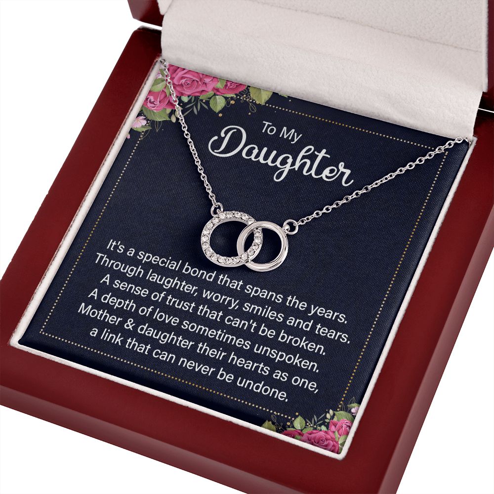 TO MY DAUGHTER "BOND" PERFECT PAIR NECKLACE GIFT SET