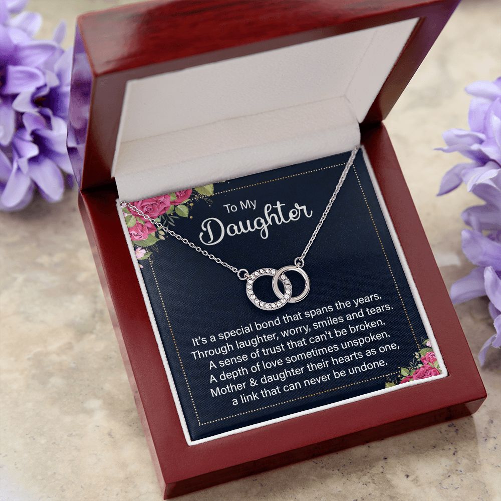 TO MY DAUGHTER "BOND" PERFECT PAIR NECKLACE GIFT SET