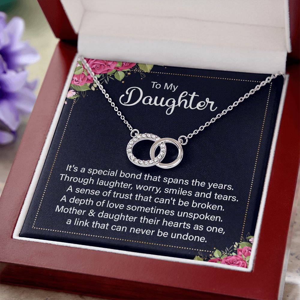 TO MY DAUGHTER "BOND" PERFECT PAIR NECKLACE GIFT SET