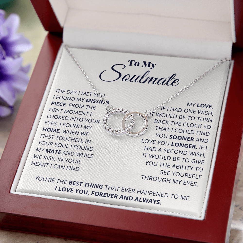 Soulmate - Perfect Love  - Perfect Pair Necklace Soulmate