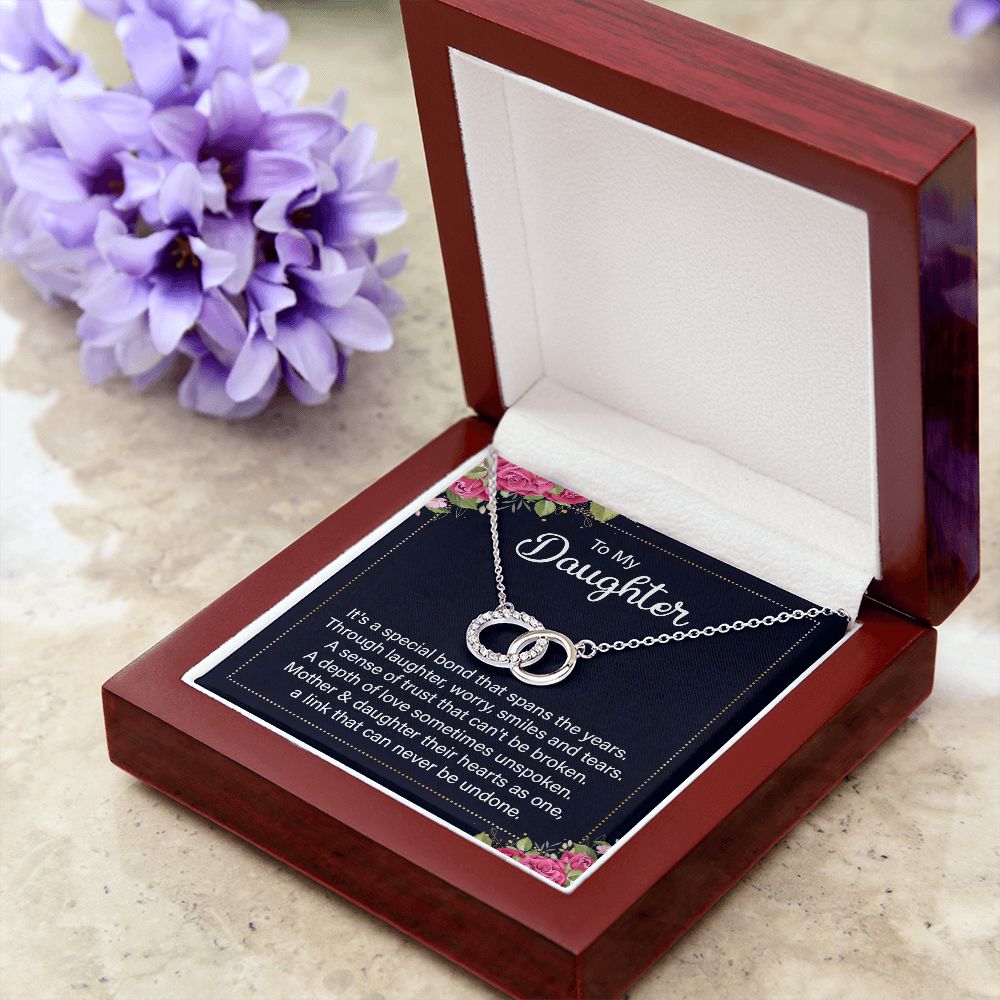 TO MY DAUGHTER "BOND" PERFECT PAIR NECKLACE GIFT SET