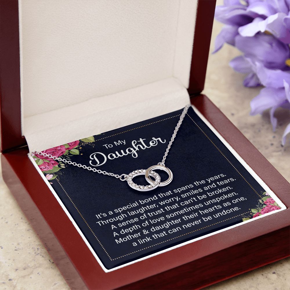 TO MY DAUGHTER "BOND" PERFECT PAIR NECKLACE GIFT SET