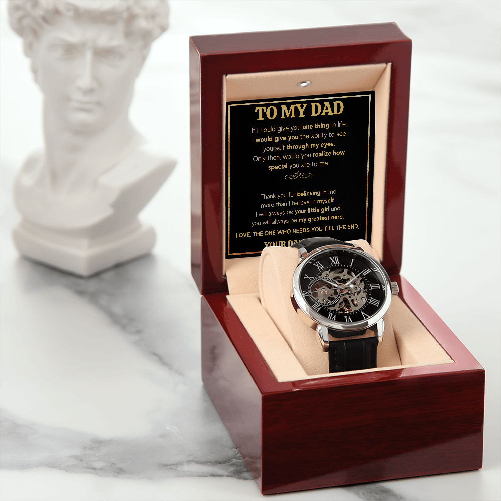 TO MY DAD EYES OPENWORK WATCH GIFT SET