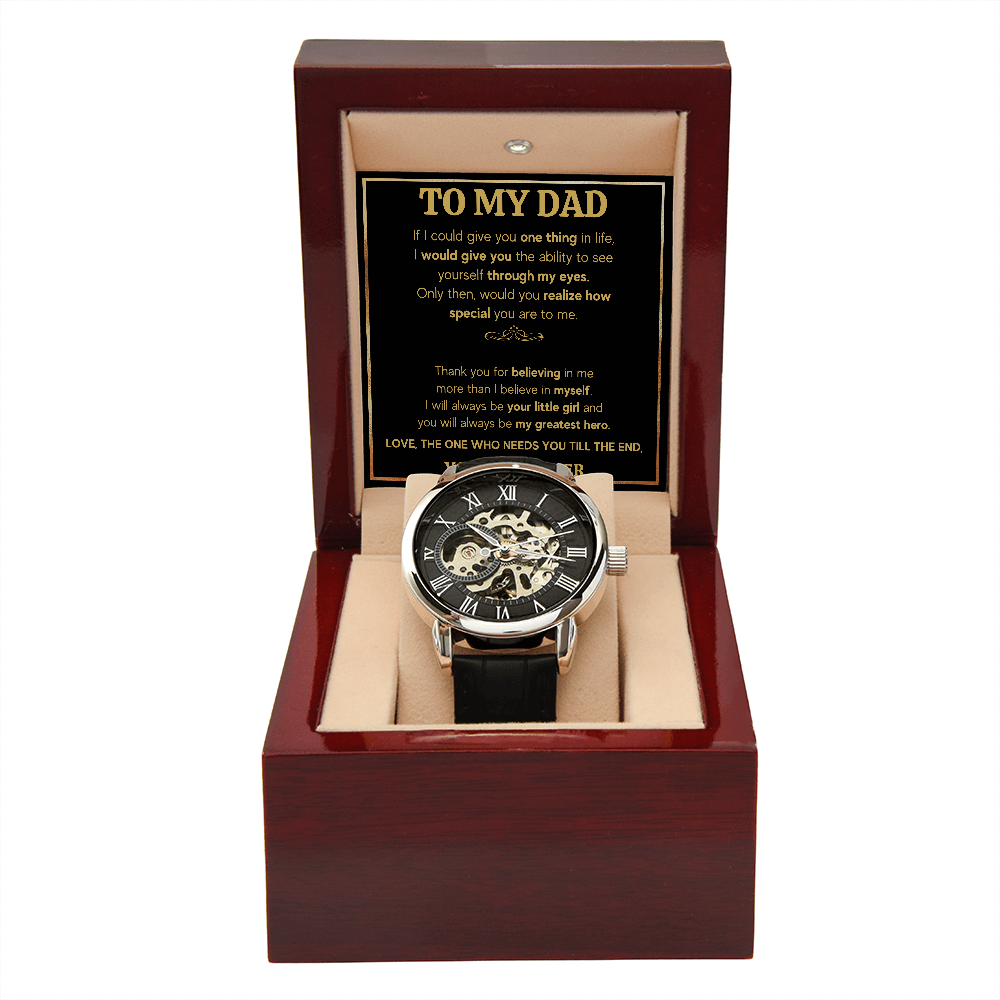 TO MY DAD EYES OPENWORK WATCH GIFT SET