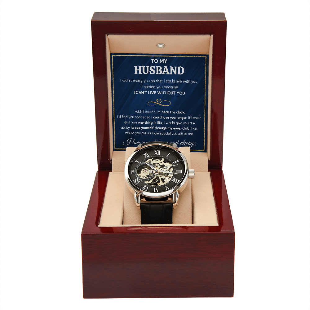 TO MY HUSBAND EYES OPENWORK WATCH GIFT SET
