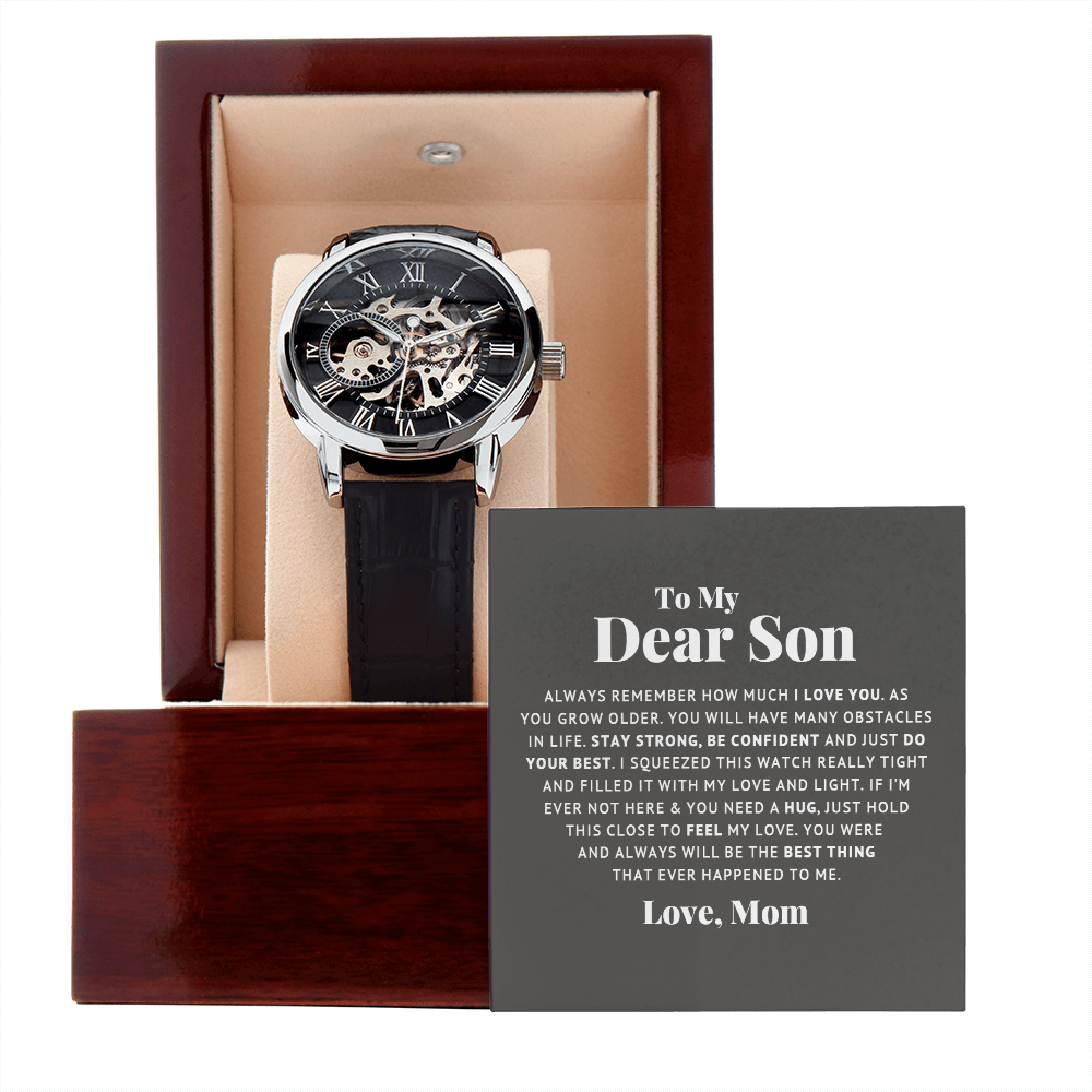 Dear Son - Mom - Love And Light - Openwork Watch
