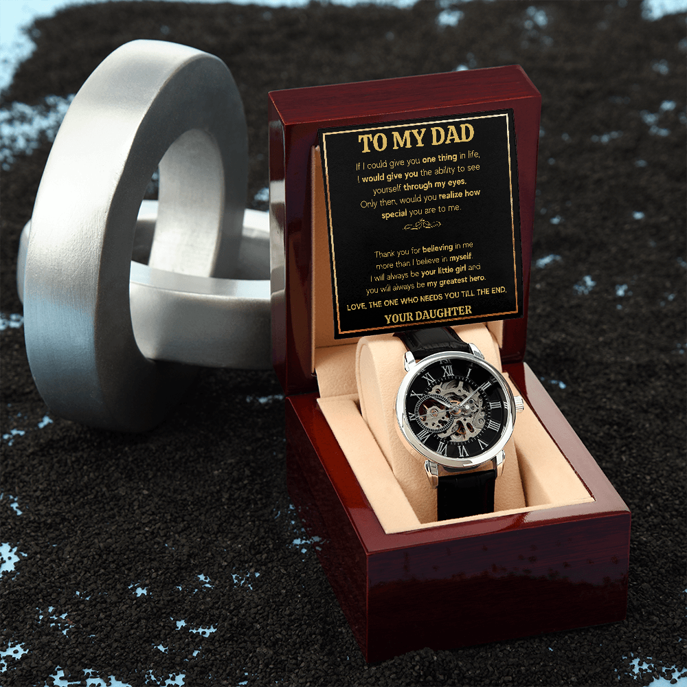 TO MY DAD EYES OPENWORK WATCH GIFT SET