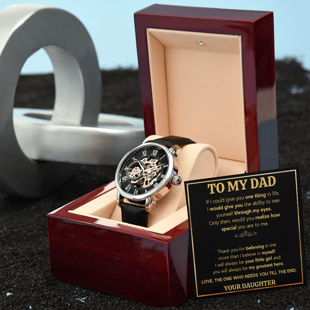 TO MY DAD EYES OPENWORK WATCH GIFT SET