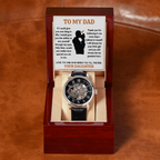 TO MY DAD LITTLE GIRL OPENWORK WATCH GIFT SET