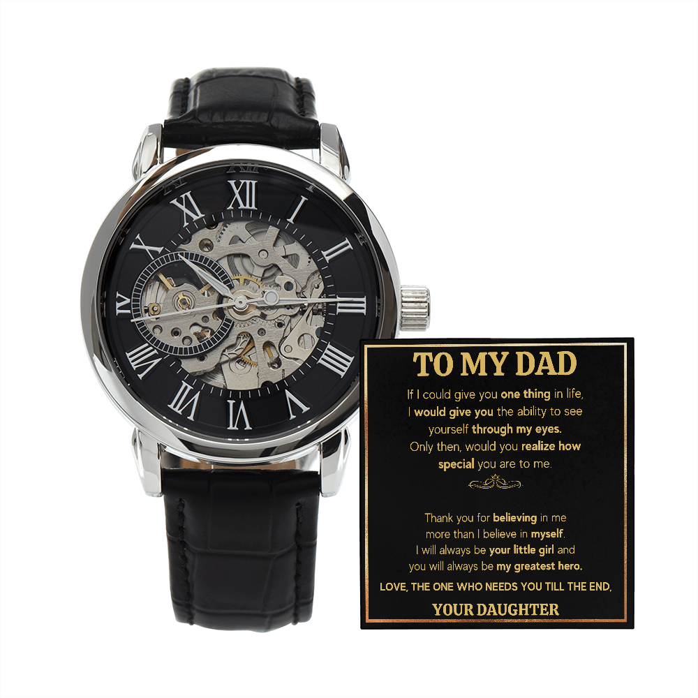 TO MY DAD EYES OPENWORK WATCH GIFT SET