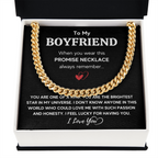 TO MY BOYFRIEND UNIVERSE CUBAN LINK CHAIN