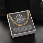 TO MY MAN ALL MY LASTS CUBAN LINK CHAIN