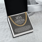 TO MY MAN ALL MY LASTS CUBAN LINK CHAIN