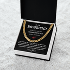 TO MY BOYFRIEND UNIVERSE CUBAN LINK CHAIN