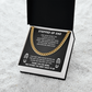 TO MY STEP DAD CUBAN LINK CHAIN