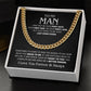 TO MY MAN LAST EVERYTHING CUBAN LINK CHAIN
