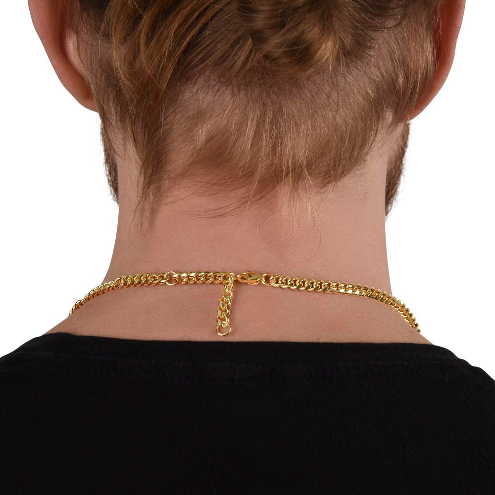 TO MY MAN ALL MY LASTS CUBAN LINK CHAIN