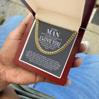 TO MY MAN ALL MY LASTS CUBAN LINK CHAIN