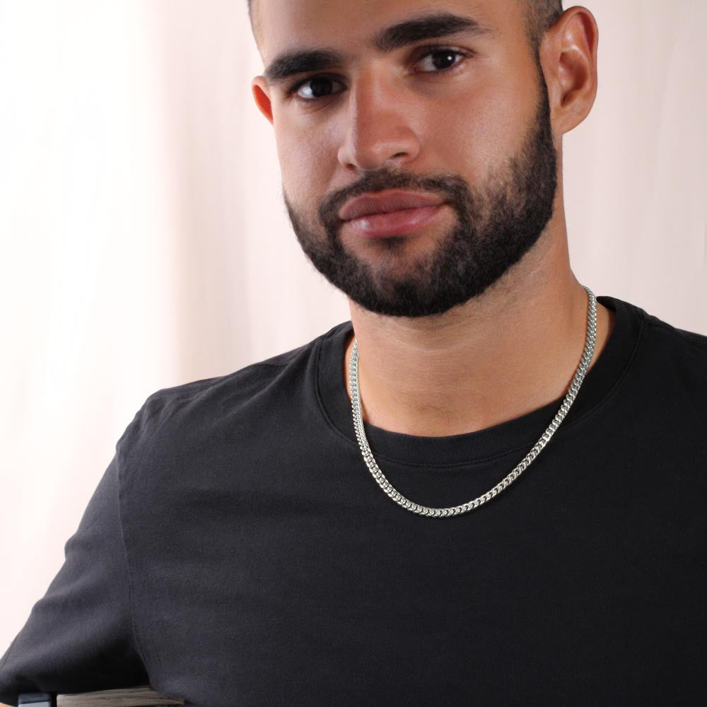 TO MY DADDY BUMP CUBAN LINK CHAIN