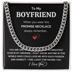 TO MY BOYFRIEND UNIVERSE CUBAN LINK CHAIN