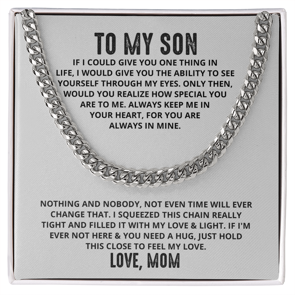 [Almost Sold Out] To My Son - Always Special - Cuban Link Chain