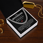 TO MY BOYFRIEND UNIVERSE CUBAN LINK CHAIN