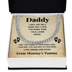 TO MY DADDY BUMP CUBAN LINK CHAIN