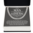 TO MY MAN ALL MY LASTS CUBAN LINK CHAIN