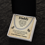 TO MY DADDY BUMP CUBAN LINK CHAIN