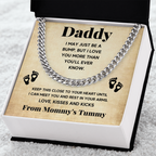TO MY DADDY BUMP CUBAN LINK CHAIN