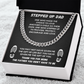 TO MY STEP DAD CUBAN LINK CHAIN