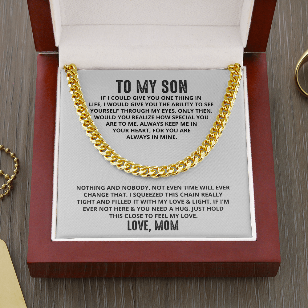 [Almost Sold Out] To My Son - Always Special - Cuban Link Chain