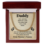 TO MY DADDY BUMP CUBAN LINK CHAIN