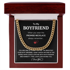 TO MY BOYFRIEND UNIVERSE CUBAN LINK CHAIN