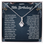 18TH BIRTHDAY DREAMS ALLURING NECKLACE GIFT SET