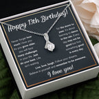 13TH BIRTHDAY RAIN ALLURING BEAUTY NECKLACE GIFT SET