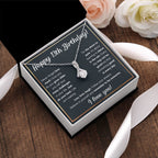 13TH BIRTHDAY RAIN ALLURING BEAUTY NECKLACE GIFT SET