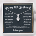 13TH BIRTHDAY RAIN ALLURING BEAUTY NECKLACE GIFT SET